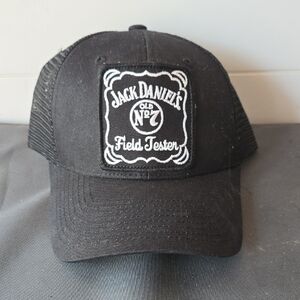 Jack Daniels Black Field Tester Mesh Trucker Hat